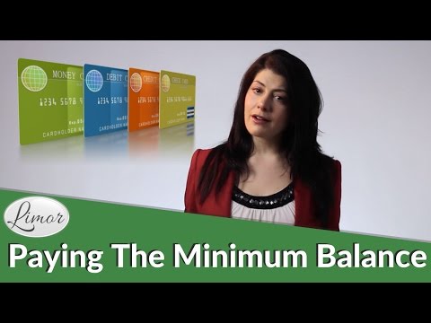 PAYING THE MINIMUM BALANCE ON YOUR CREDIT CARD | Financially Fabulous