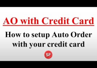 Adding your credit card to Auto Order items from Amazon