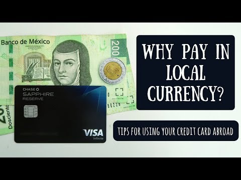 Pay in Local Currency When Using Your Credit Card Abroad | 5 Ways to Save Money