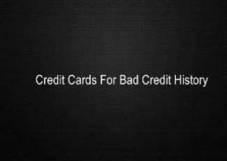 Credit Cards For Bad Credit History