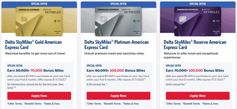 Delta SkyMiles Cardholders: Up to 125K Bonus Miles!