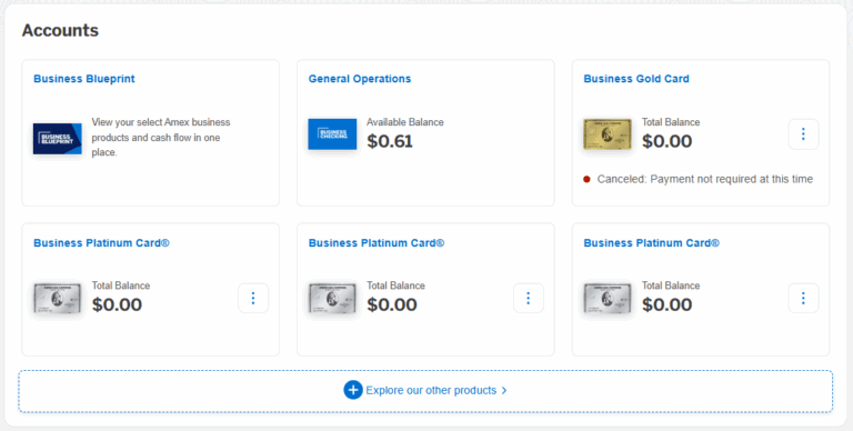 Amex Improves Business Checking Access: Now Under Business Cards Login
