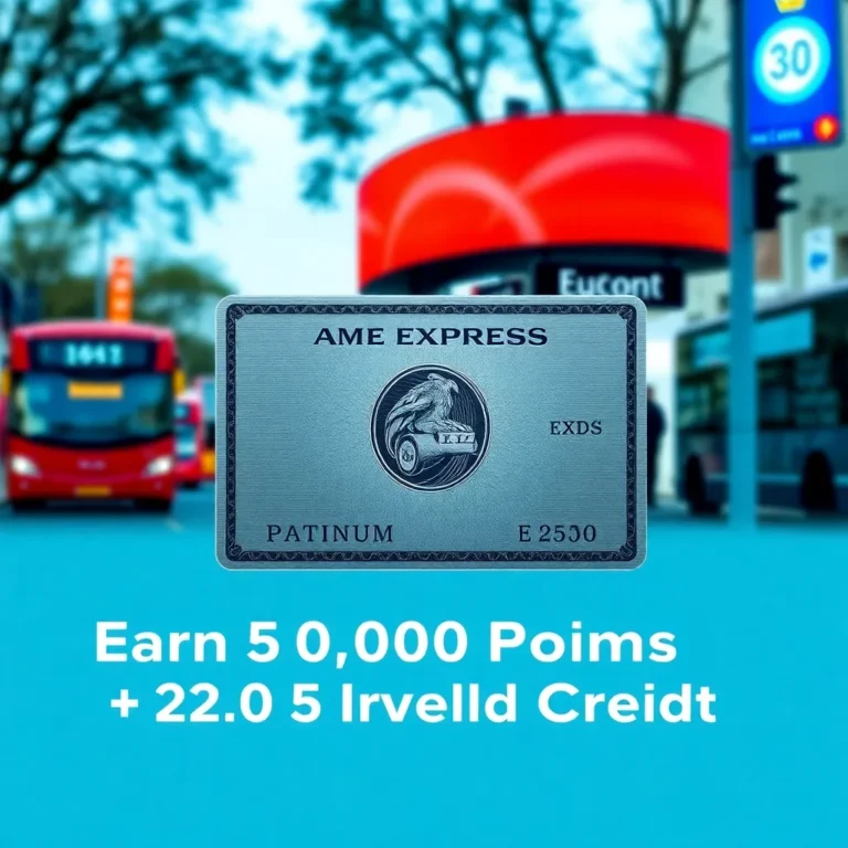 Amex Platinum: Earn 75,000 Points + £250 Travel Credit Bonus