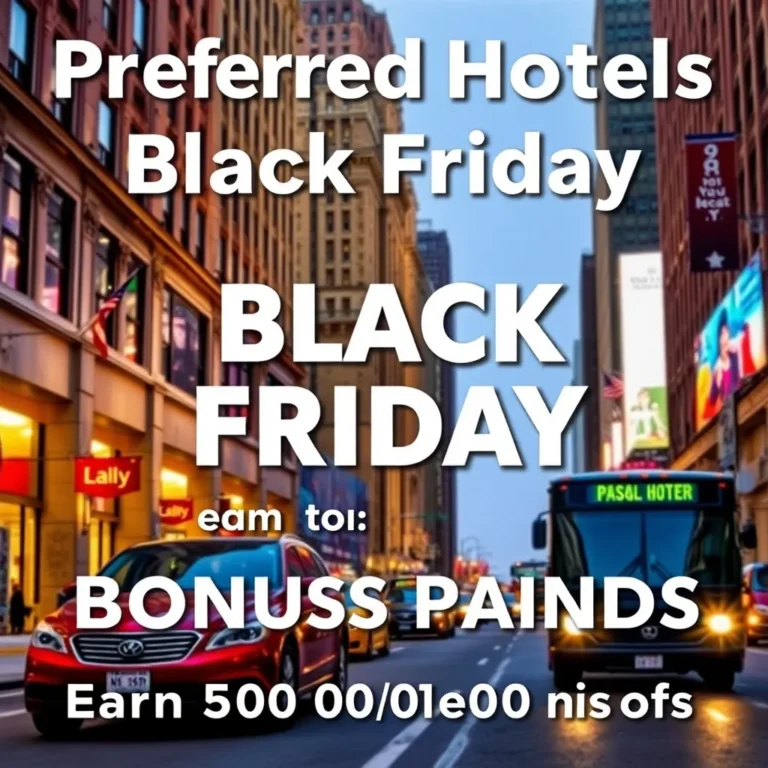 Preferred Hotels Black Friday: Earn 35,000 Bonus Points